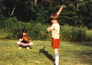 Boys Playing Baseball
