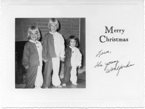 Christmas card 1958