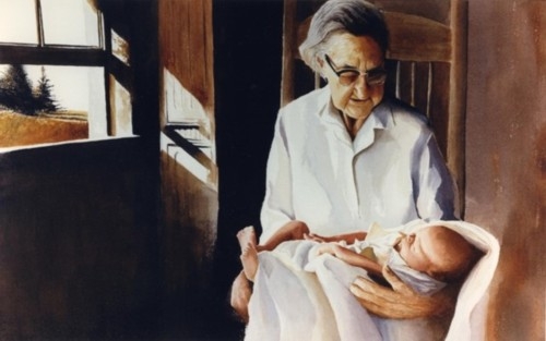 Granny with Sean
