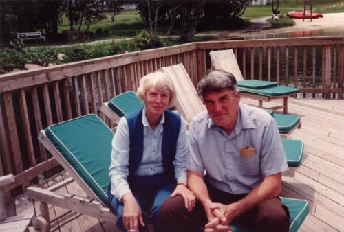 Mom and Dad at Mountain Lake