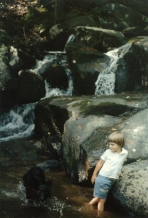 Josh at Waterfal